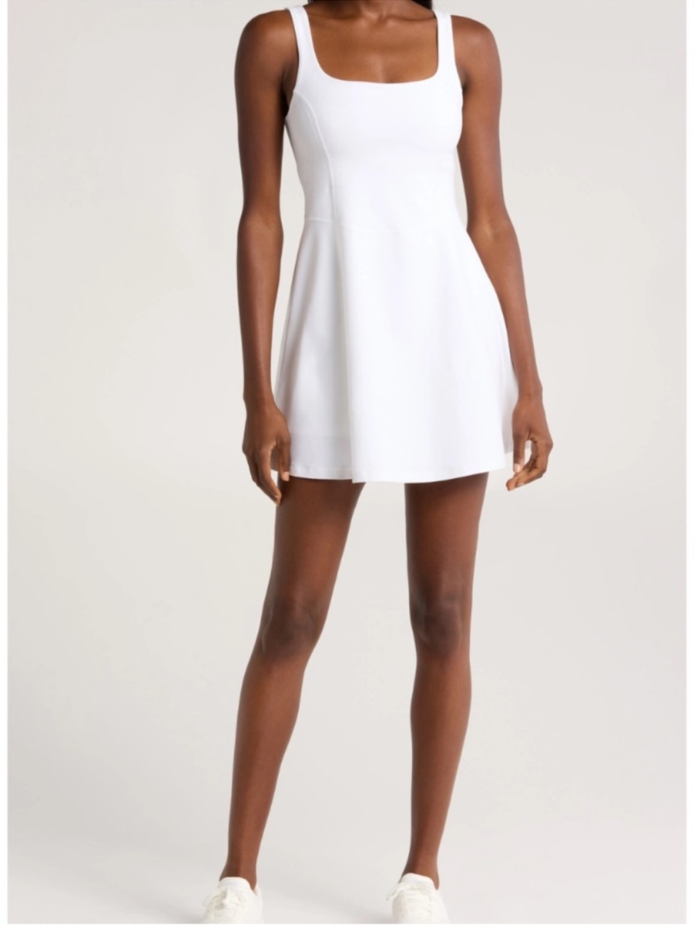 Beyond Yoga Garden Party Sleeveless Minidress White Tennis Dress size Large